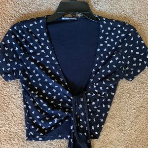 Brandy Melville wrap shirt